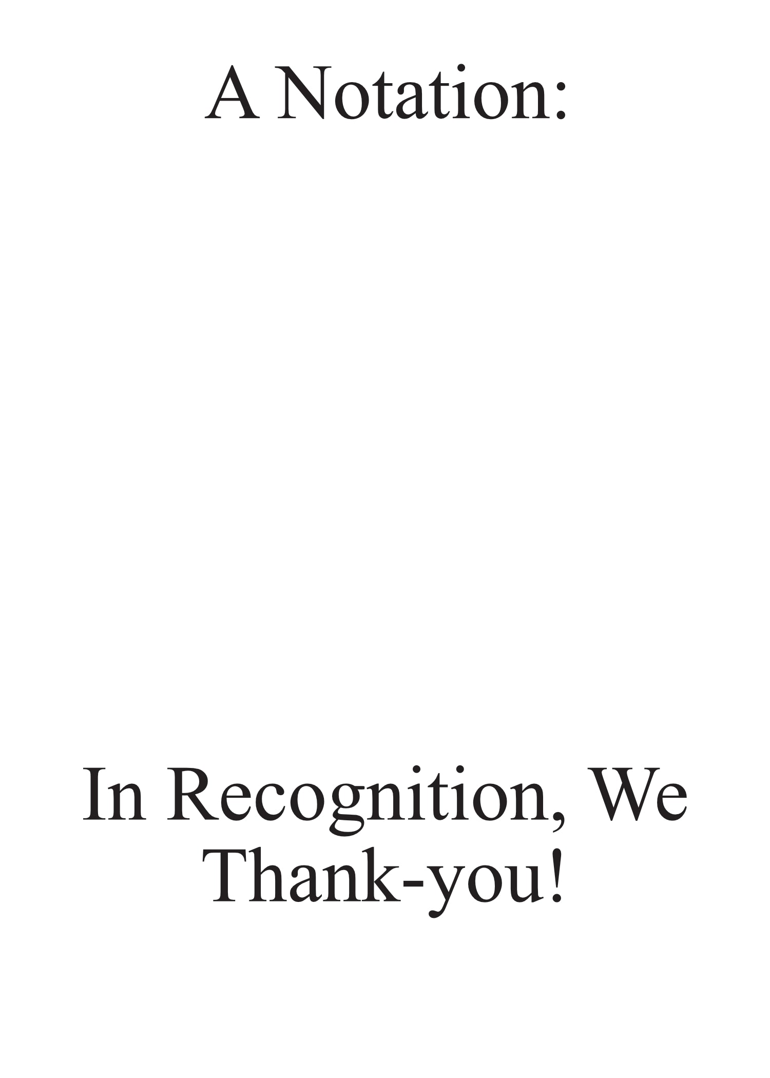Your words are planetary, In recognition - we thank you !