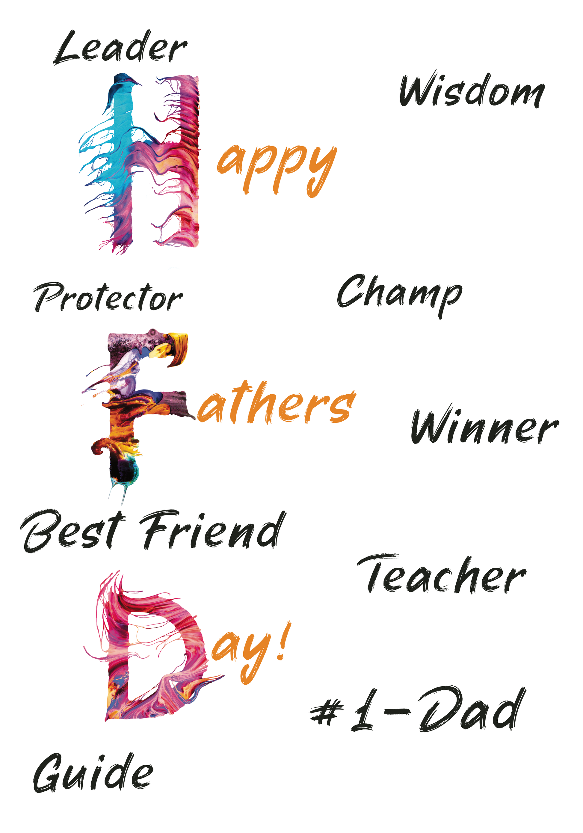 D is for Dad - Happy Fathers Day