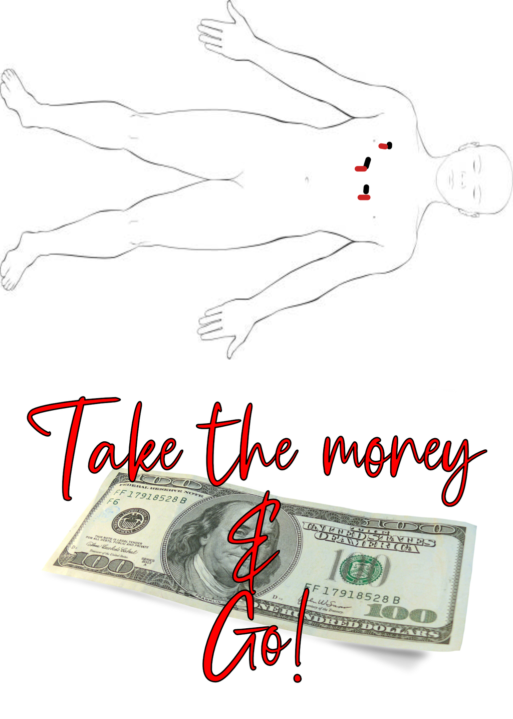 Here's the smoking gun, take the money and go!