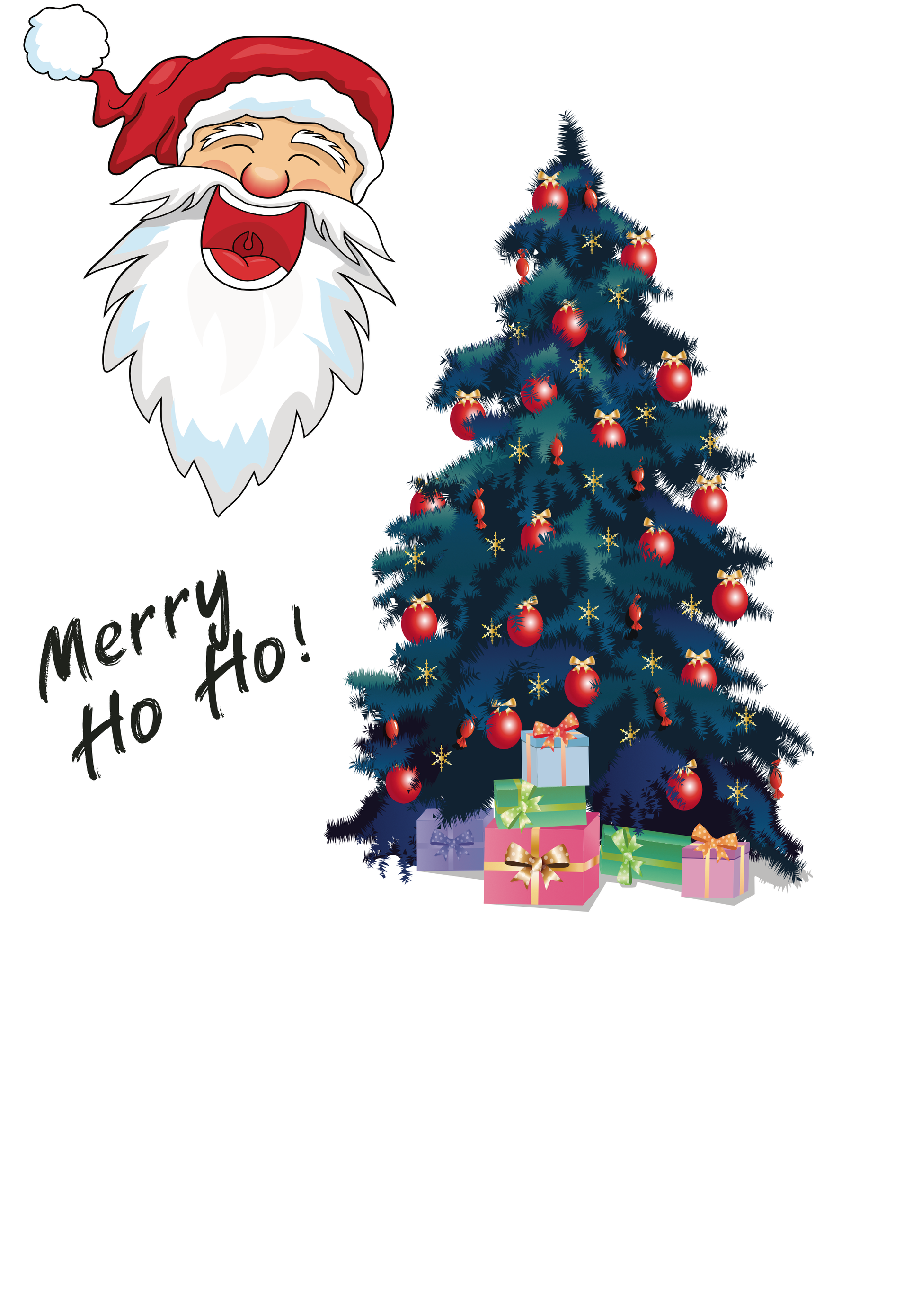 Seasons Greetings - Merry Ho Ho