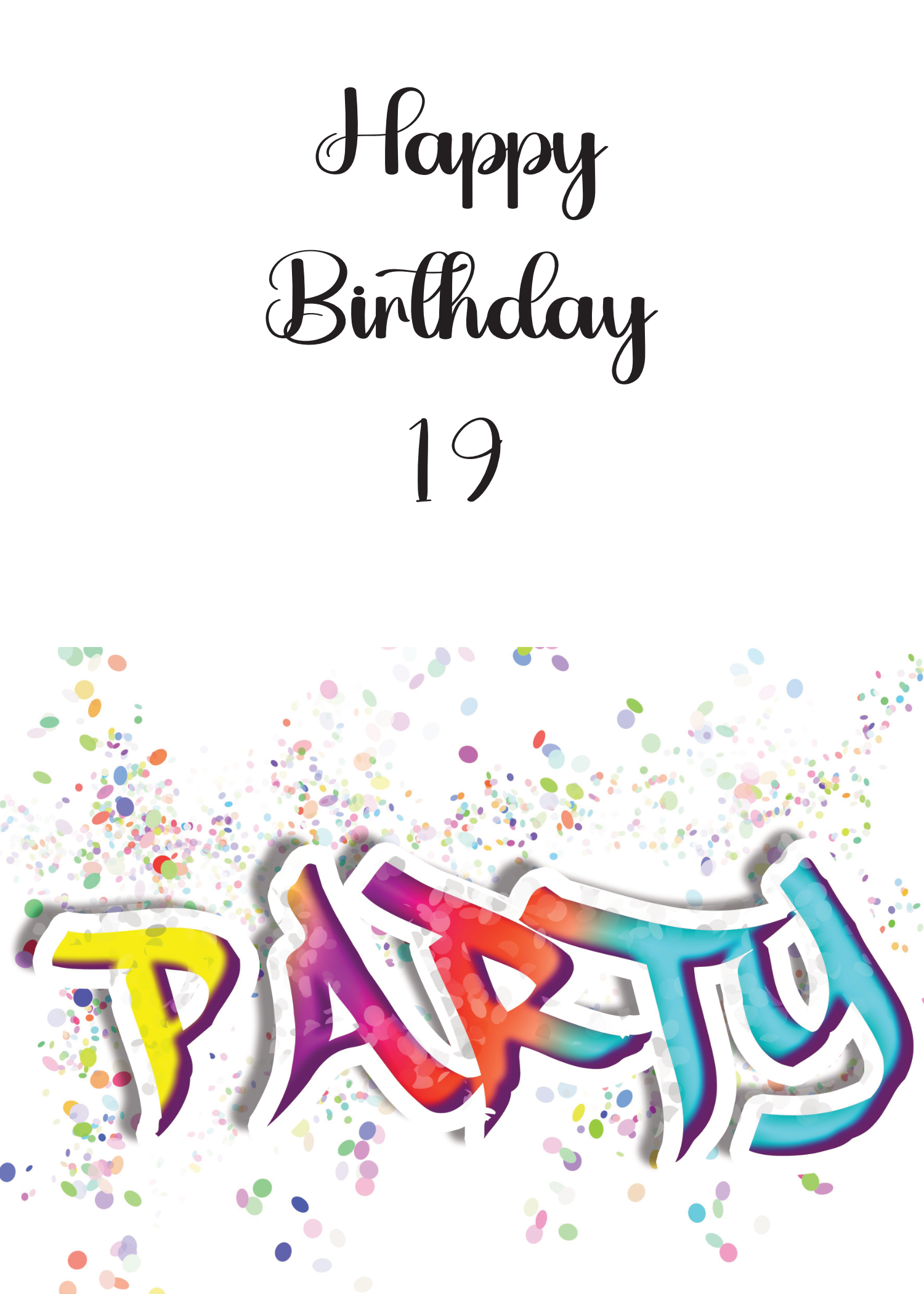 XIX TEEN - Happy Birthday!