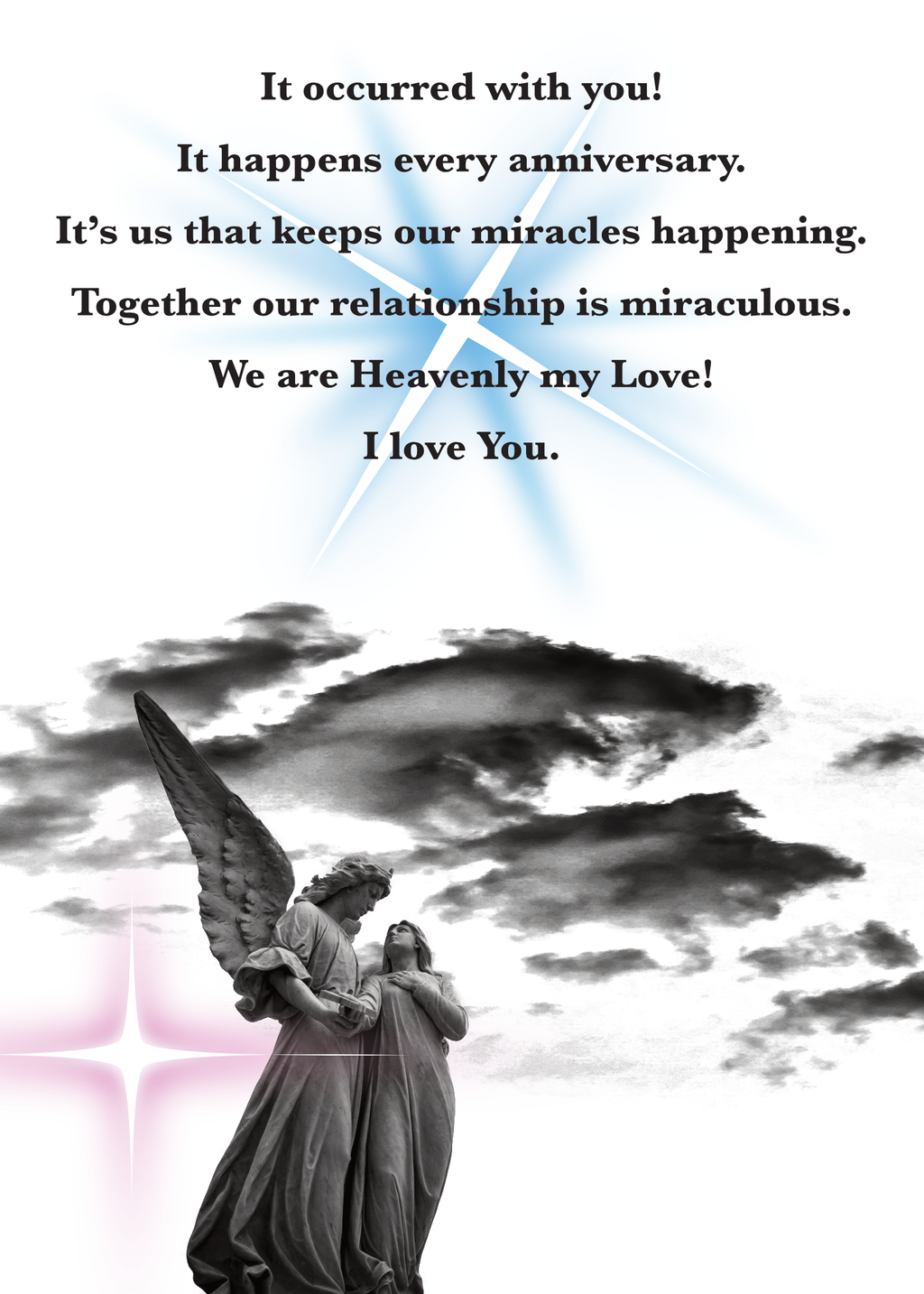 Miracles - anniversary miracles, loving gist and heavenly love because I love you!