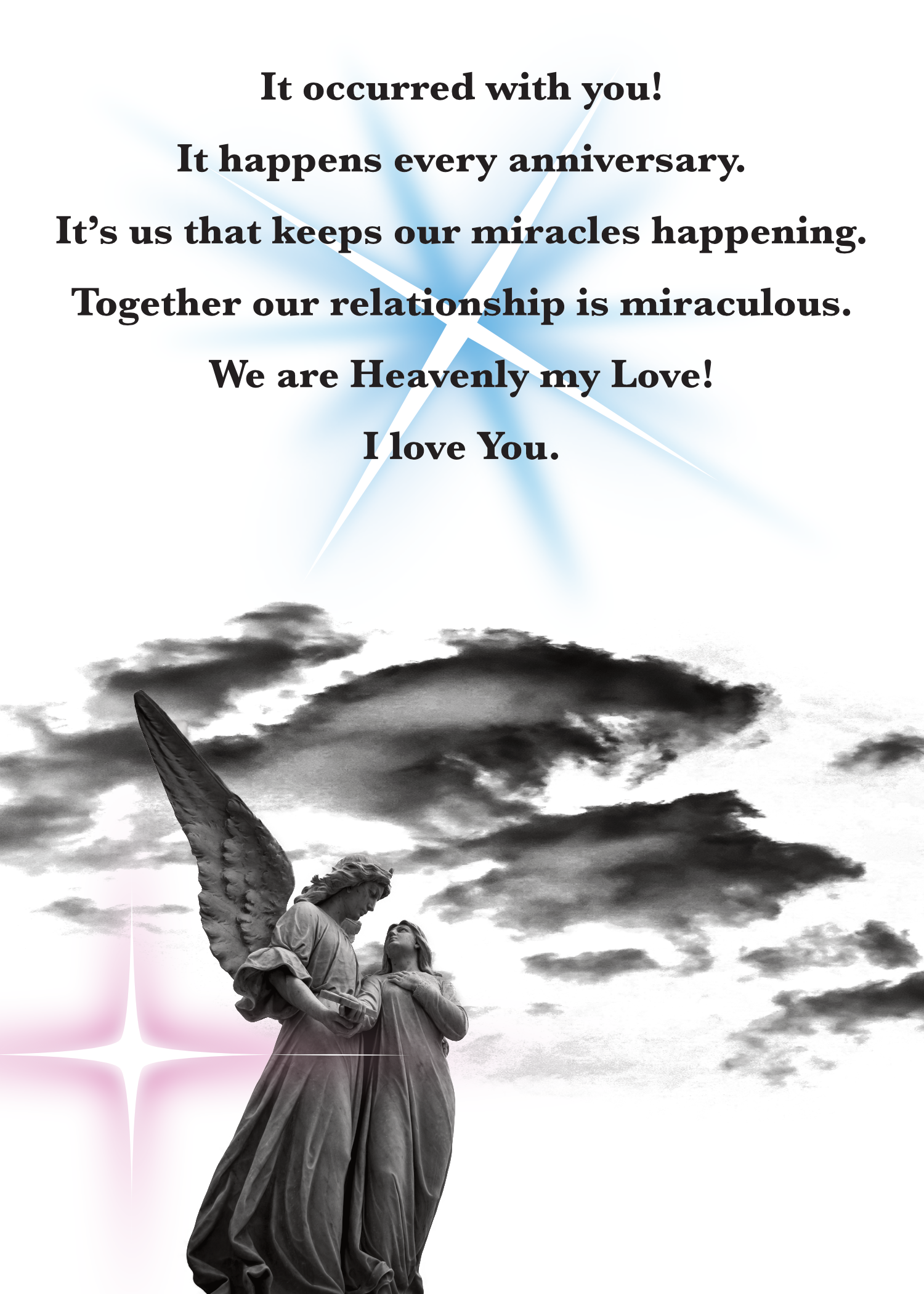 Miracles - anniversary miracles, loving gist and heavenly love because I love you!